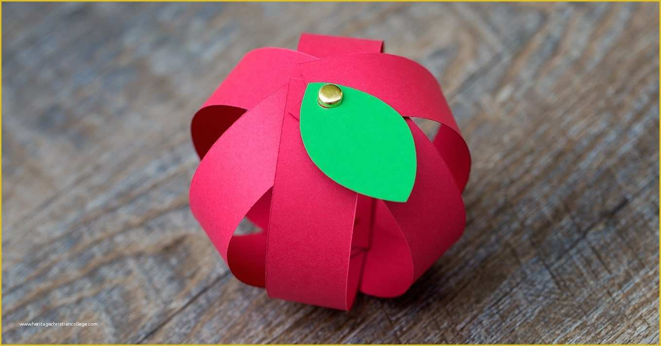 Make Your Own Will Free Template Of Make Your Own Easy Paper Apple Craft with Free Printable