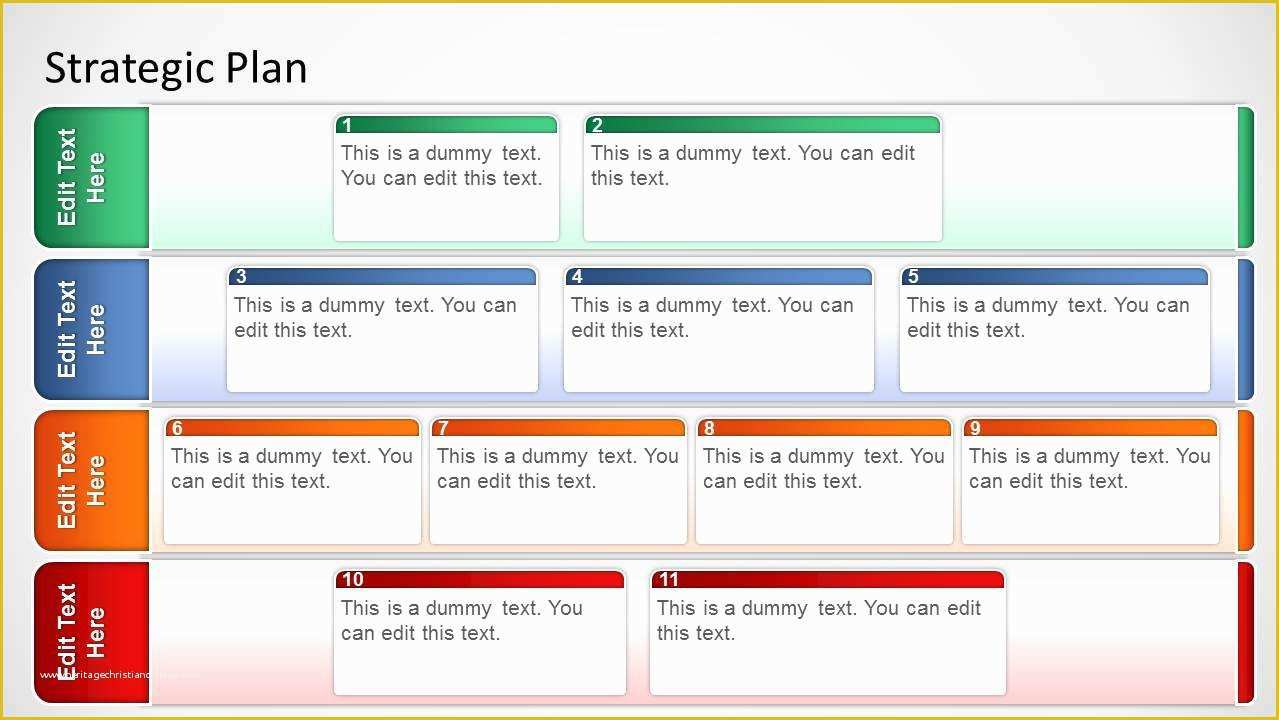 Marketing Plan Template Free Of Basic Strategic Plan Template for Powerpoint Slidemodel