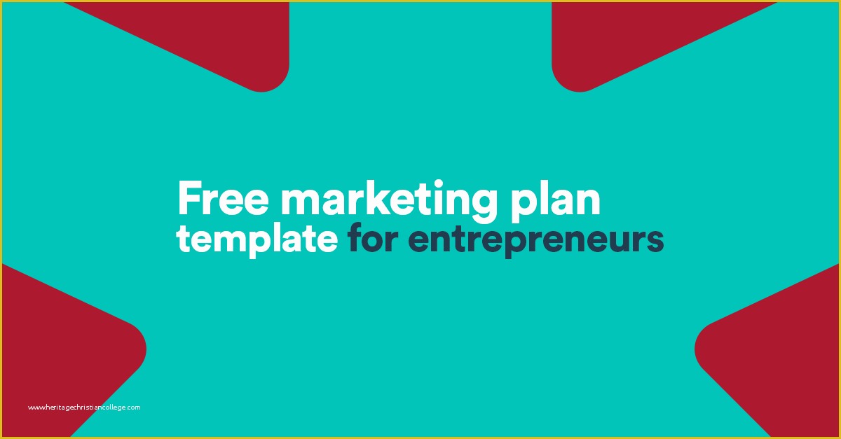 Marketing Plan Template Free Of Marketing Plan Template for Entrepreneurs
