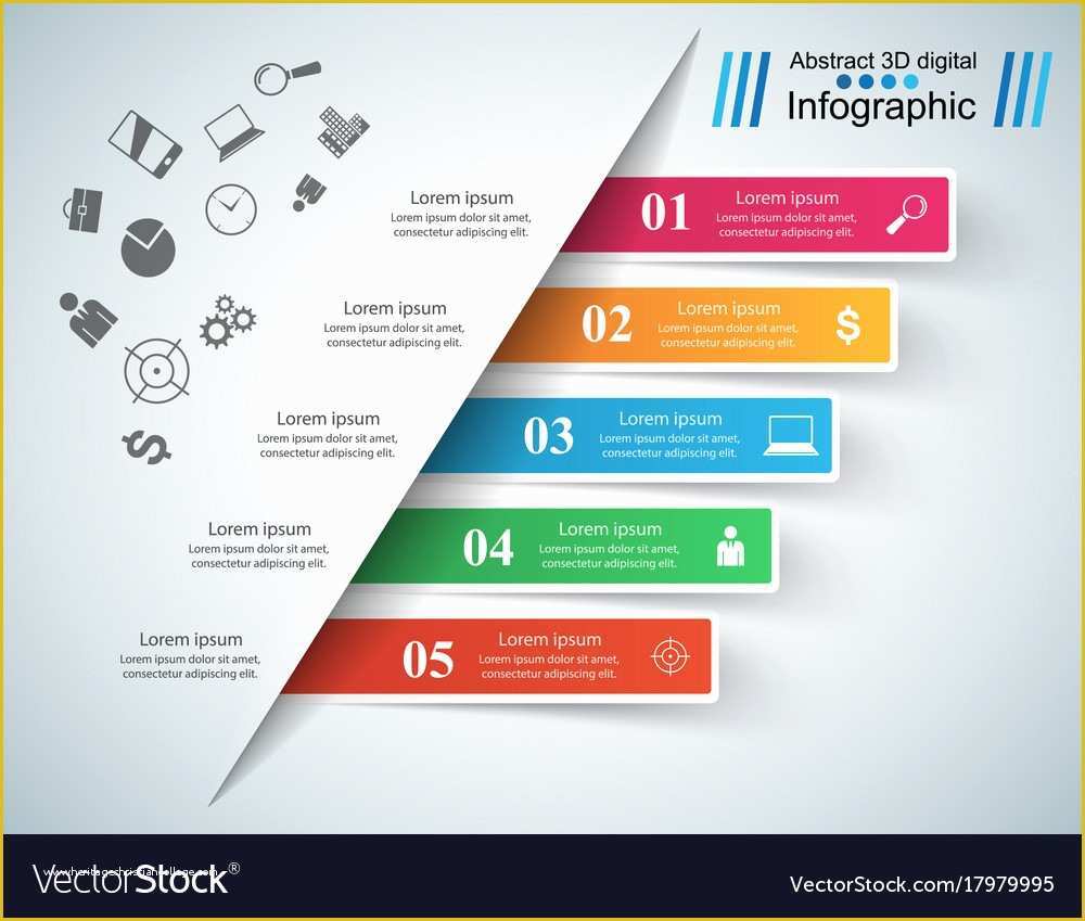 Marketing Templates Free Download Of 3d Infographic Design Template and Marketing Icons