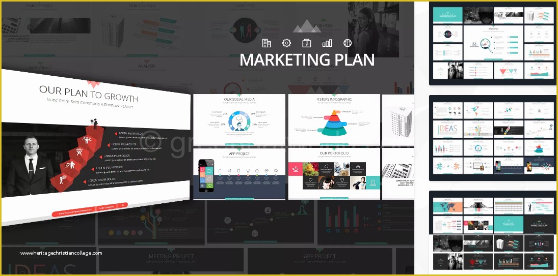 Marketing Templates Free Download Of Free Marketing Plan Template Powerpoint Marketing Plan