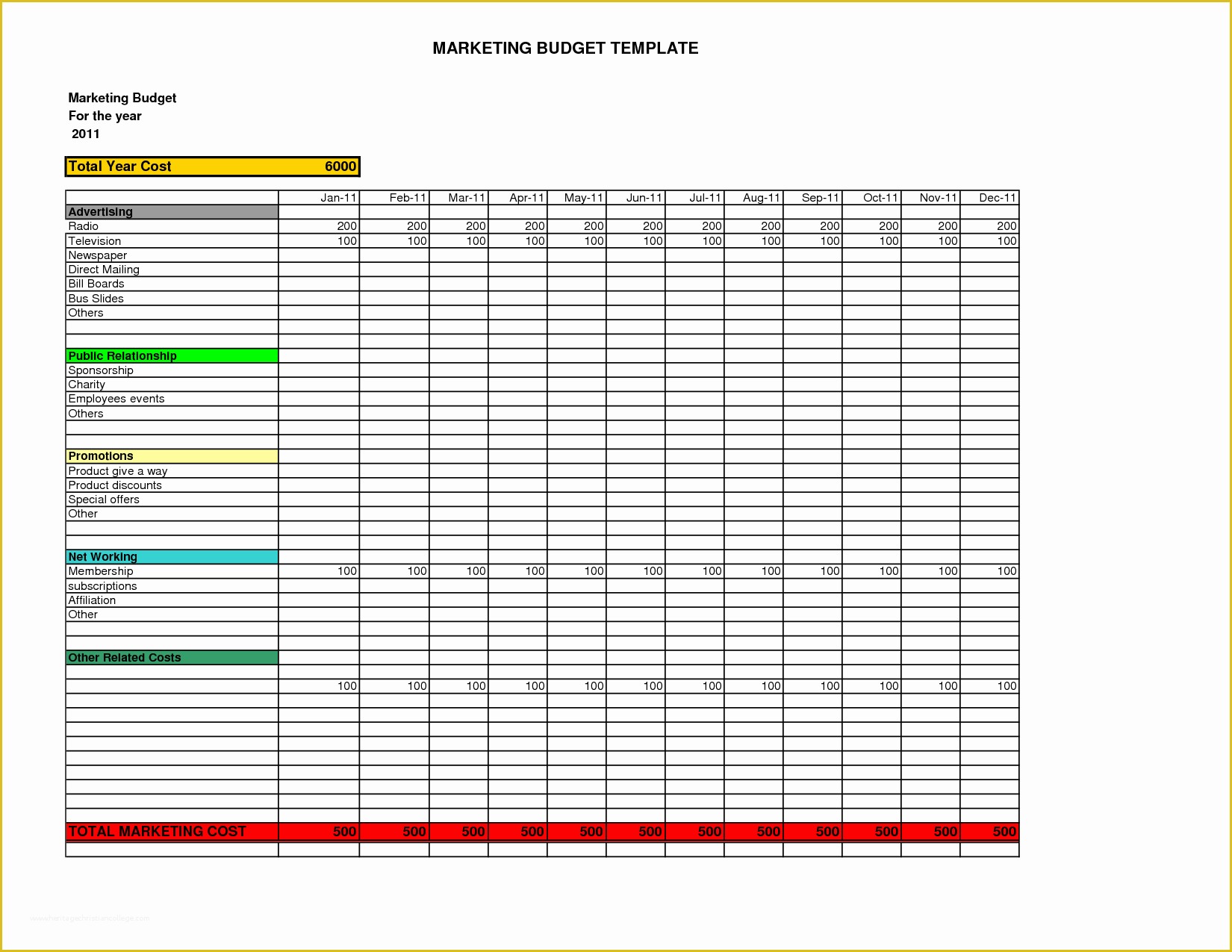 Marketing Templates Free Download Of Marketing Bud Template