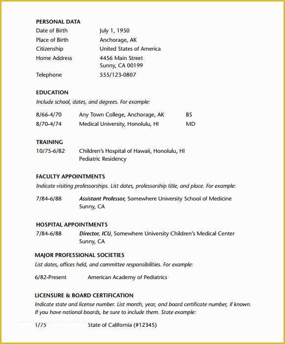 Medical Cv Template Free Download Of Doctor Resume Template Pdf Tanweer Ahmed