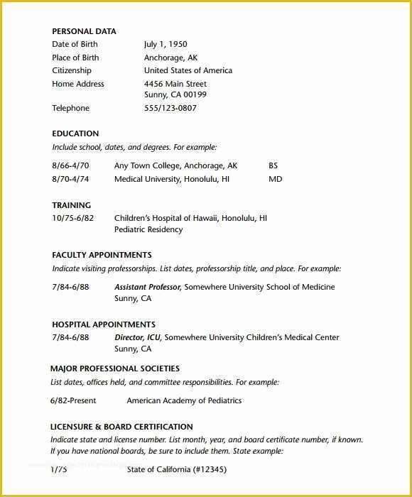 Medical Cv Template Free Download Of Doctor Resume Template Pdf Tanweer Ahmed