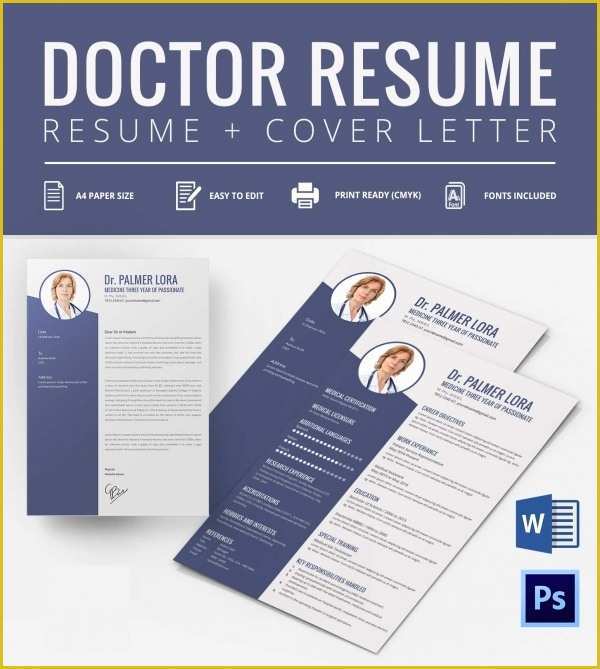 Medical Cv Template Free Download Of Doctor Resume Templates – 15 Free Samples Examples