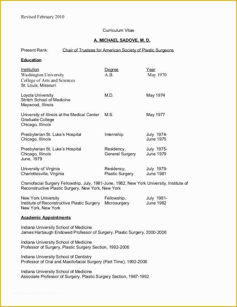 Medical Cv Template Free Download Of Physician Resume Template – Mysticskingdomfo