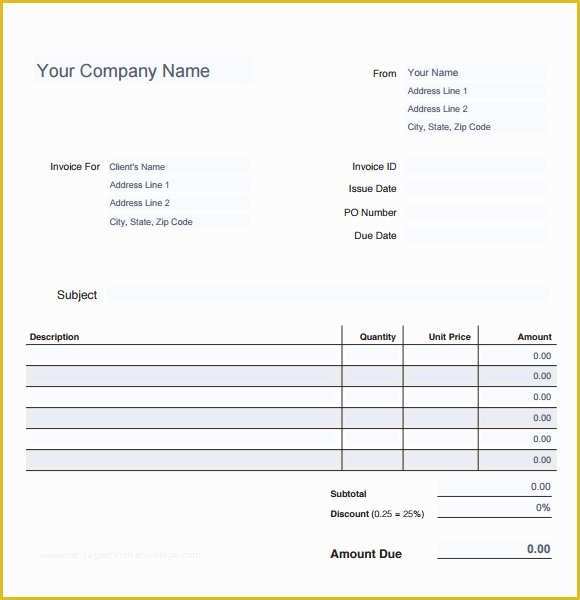 Medical Invoice Template Free Download Of 15 Sample Medical Invoice Templates to Download