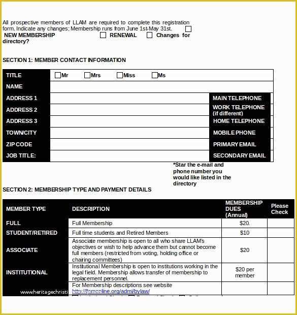 Membership Application form Template Free Of 15 Sample Club Application Templates Pdf Doc