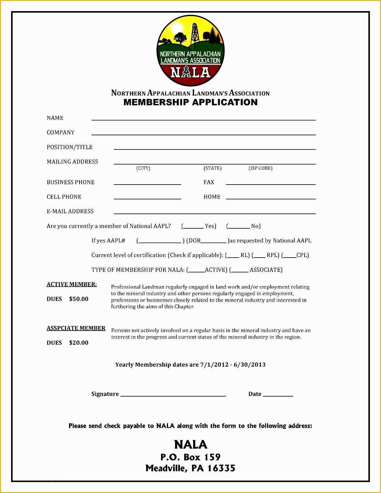 Membership Application form Template Free Of 29 Of Sample Church Membership form Template