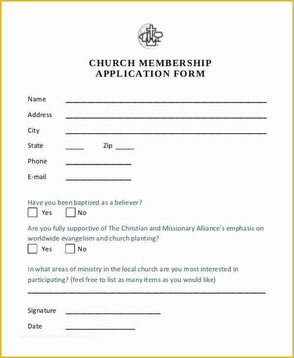 Membership Application form Template Free Of 7 Membership Application form Samples Free Sample