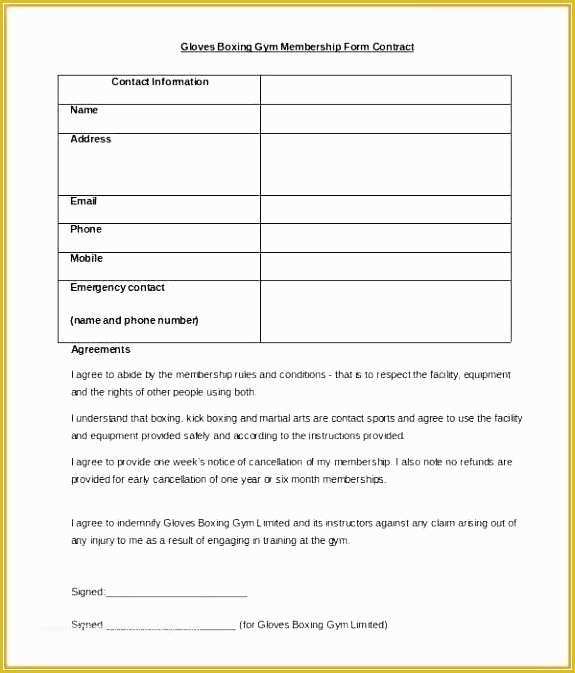 Membership Application form Template Free Of Membership Application form Template Word Church Member