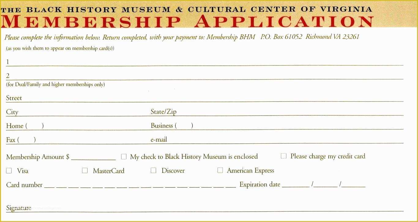 Membership Application form Template Free Of Template Church Membership Application Template New