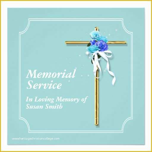 Memorial Service Announcement Template Free Of Funeral Service Invitation Wording