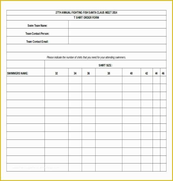 Merchandise order form Template Free Of 29 order form Templates Pdf Doc Excel