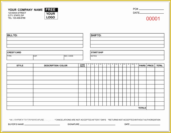 Merchandise order form Template Free Of 8 Apparel order form Template