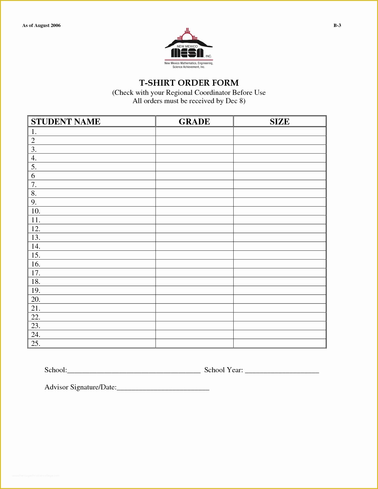 40 Merchandise order form Template Free