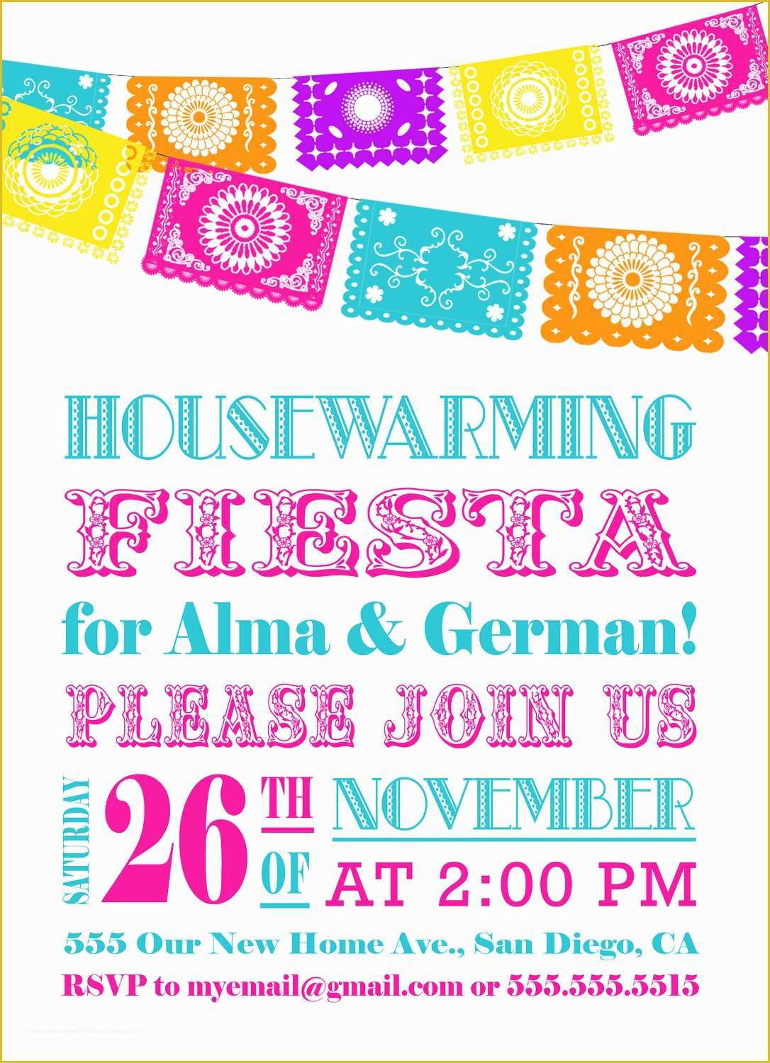 Mexican Fiesta Invitation Templates Free Of Fiesta Invitation Template