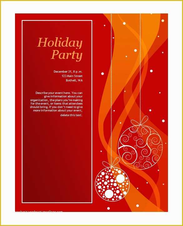 Microsoft Christmas Invitations Templates Free Of 50 Microsoft Invitation Templates Free Samples