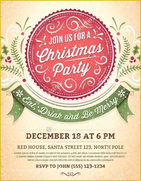 Microsoft Christmas Invitations Templates Free Of 59 Invitation Templates Psd Ai Word Indesign