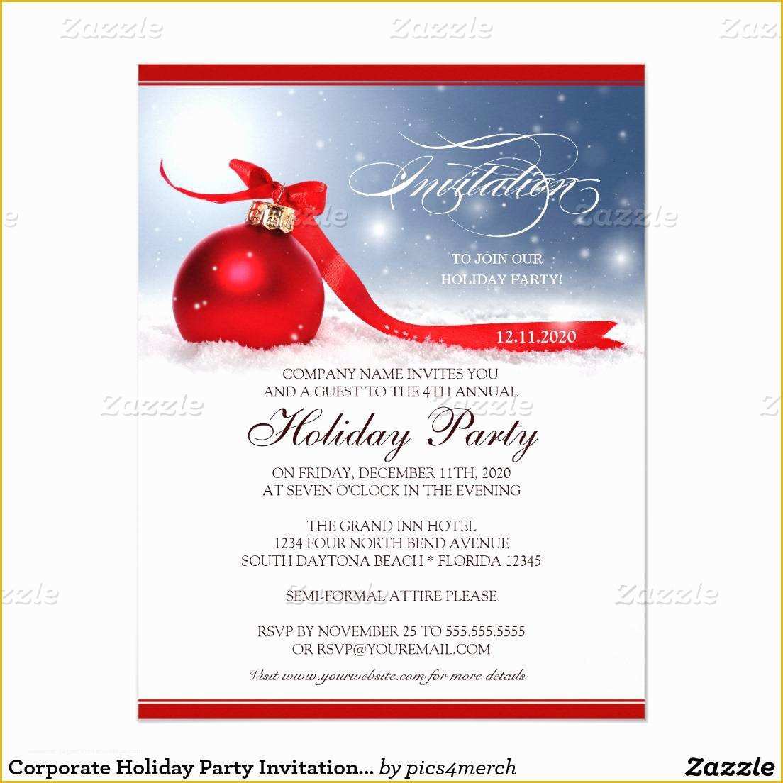 Microsoft Christmas Invitations Templates Free Of Christmas Party Invitation Template