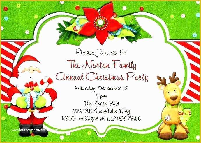 Microsoft Christmas Invitations Templates Free Of Elegant Invitation Dinner Template Free Printable