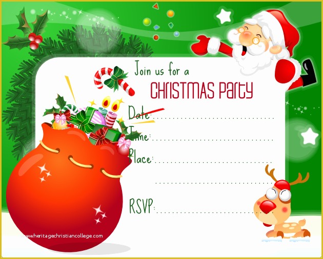 Microsoft Christmas Invitations Templates Free Of Free Holiday Party Invitation Templates Ideas
