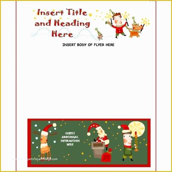 Microsoft Christmas Invitations Templates Free Of Microsoft Fice Christmas Template Invitation Template