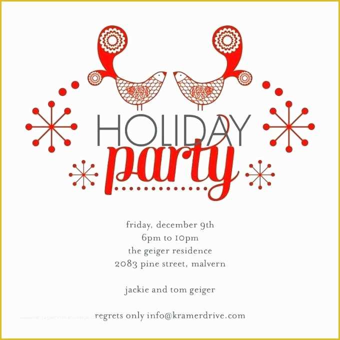 Microsoft Christmas Invitations Templates Free Of Vacation Party Invitation Template Holiday Open House