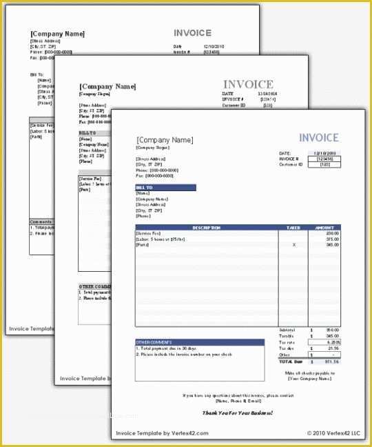 Microsoft Office Receipt Template Free Of Free Invoice Template Descargar