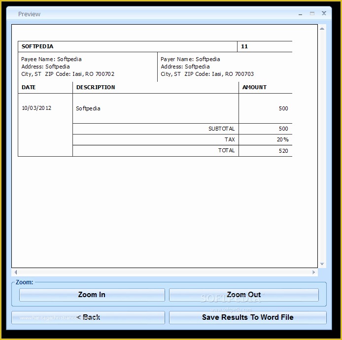 Microsoft Office Receipt Template Free Of Ms Word Receipt Template software Download