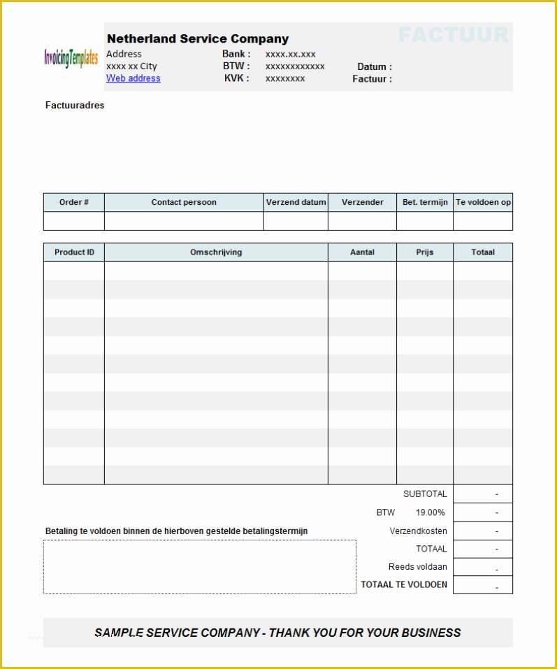 Microsoft Office Free Receipt Templates