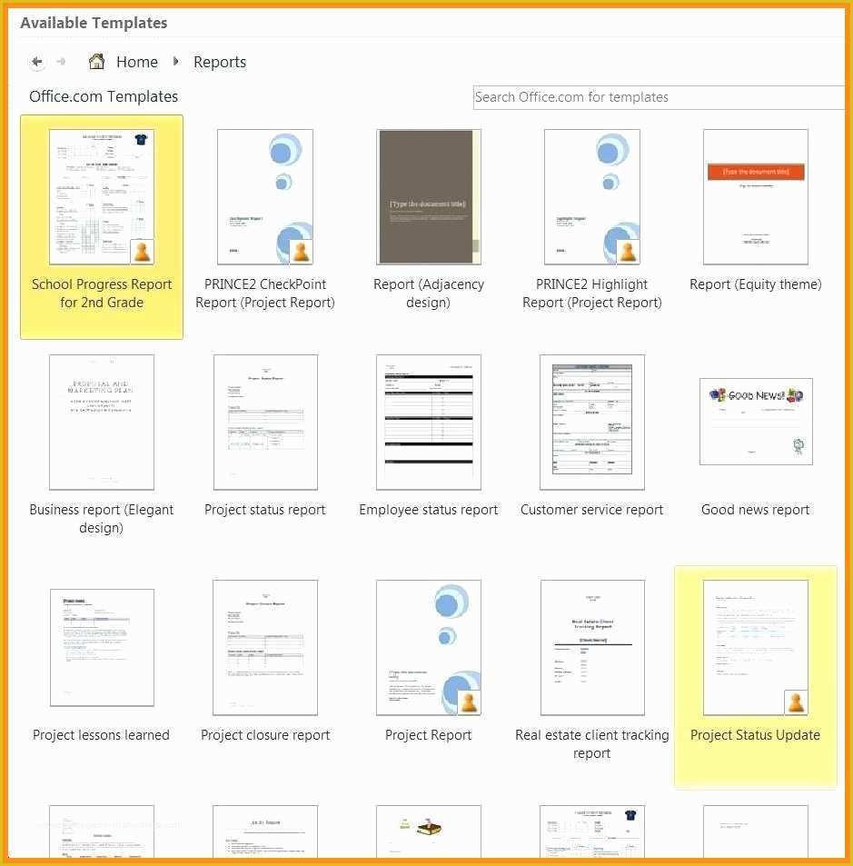 Microsoft Project Templates Free Of 13 Report Templates Microsoft Word