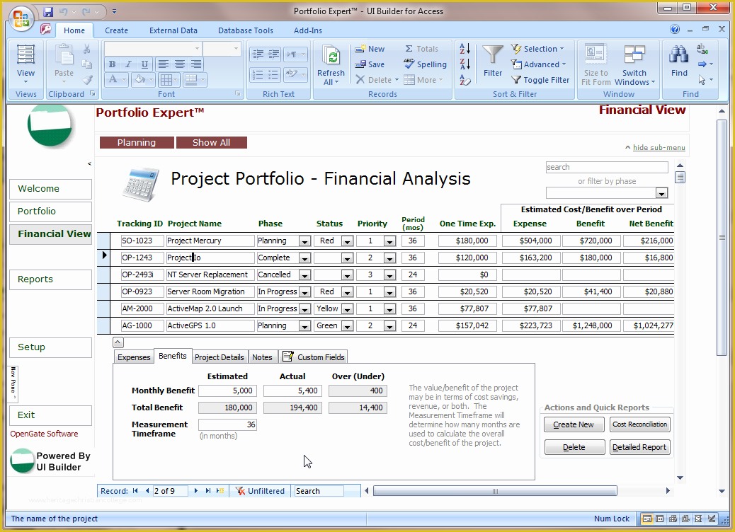 Microsoft Project Templates Free Of Microsoft Access Projects Template