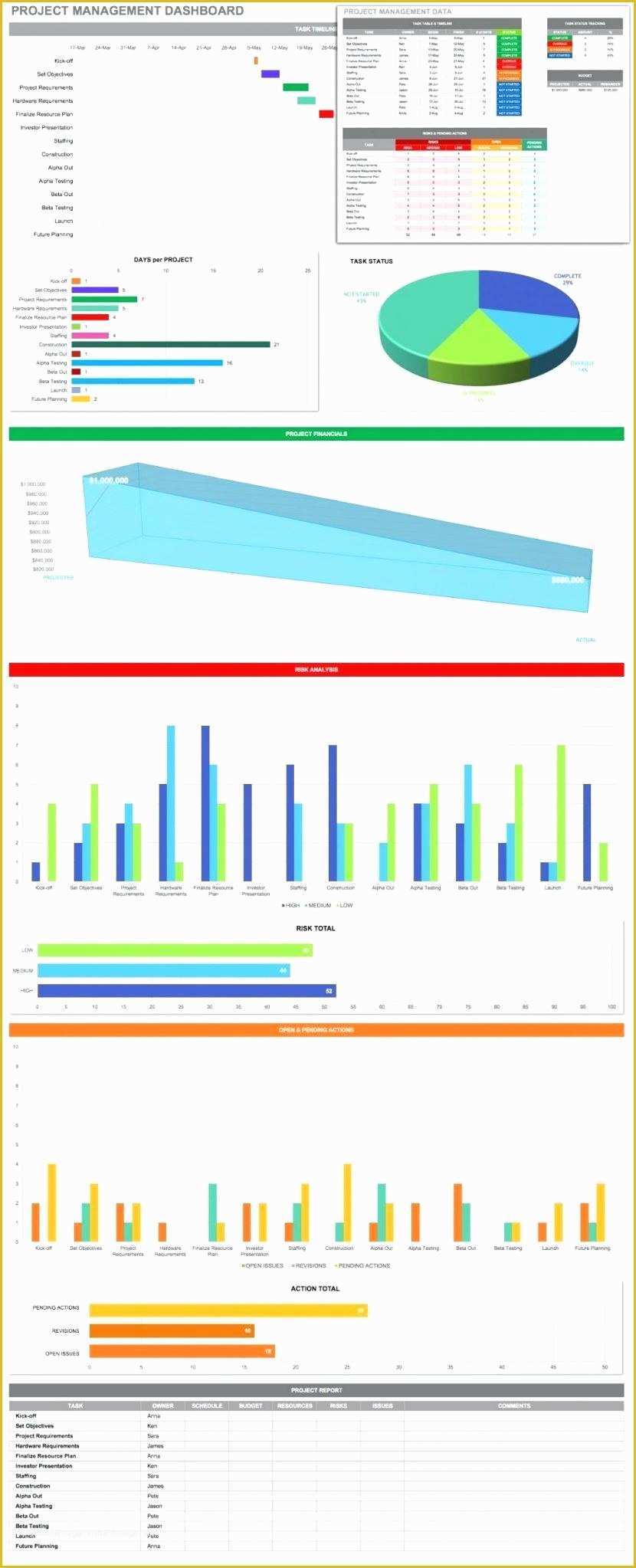 Microsoft Project Templates Free Of Microsoft Project Dashboard Template