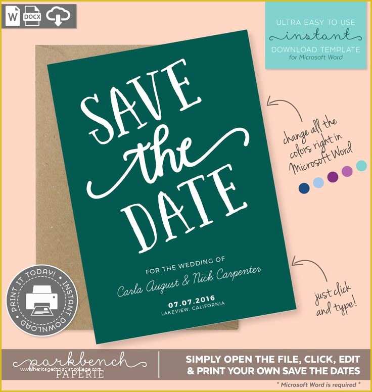 Microsoft Save the Date Templates Free Of 1000 Ideas About Begonia Save the Dates On Pinterest