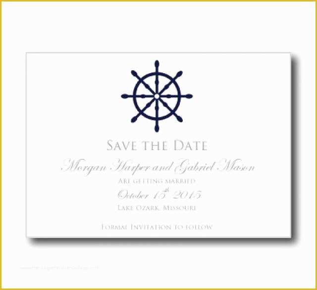 Microsoft Save the Date Templates Free Of Nautical Save the Date Card Template "nautical Wheel