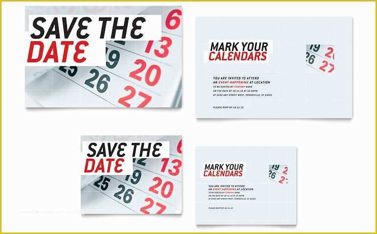 Microsoft Save the Date Templates Free Of Save the Date Note Card Template Word & Publisher