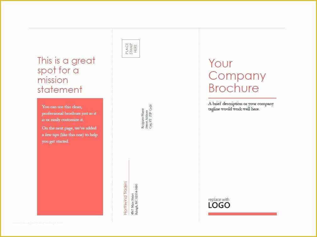 Does Microsoft Word Have A Brochure Template Bxewisdom