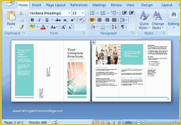 Microsoft Word Brochure Template Free Download Of Printable Brochure Maker Renanlopes