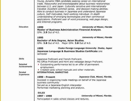 Microsoft Word Free Templates for Resumes Of Resume Templates Microsoft Word