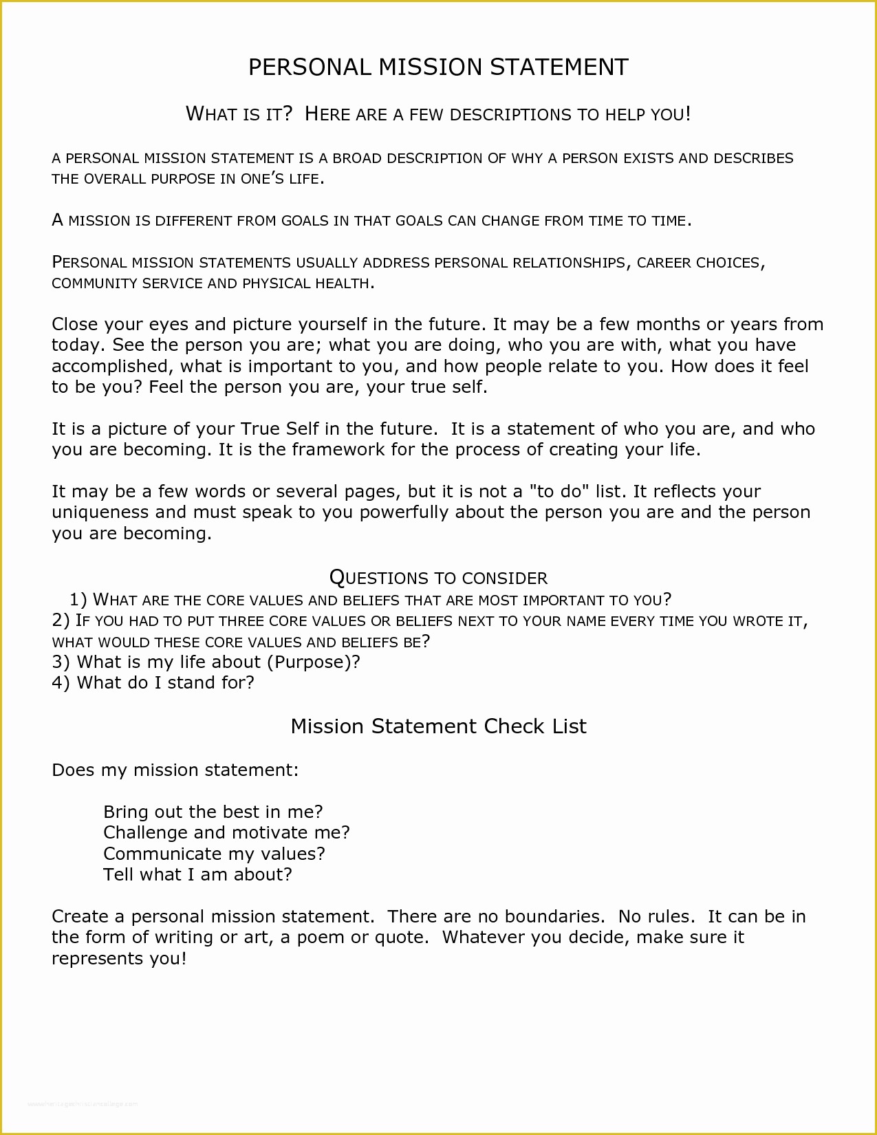 Mission Statement Template Free Of 4 Free Mission Statement Templates Word Excel Sheet Pdf