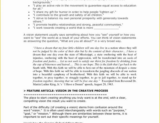 Mission Statement Template Free Of Mission Statement Templates