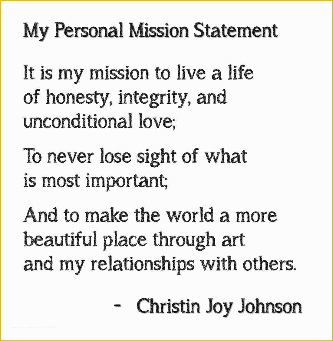 Mission Statement Template Free Of Personal Mission Statement mission-statement-template-free-of-personal-mission-statement