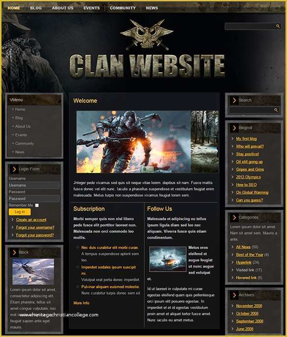 Modeling Website Templates Free Download Of 32 Gaming Joomla themes & Templates