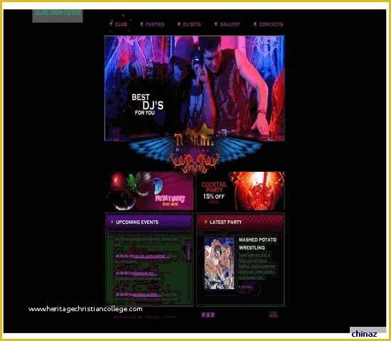 Modeling Website Templates Free Download Of Jian Shi Dj Dance Floor Flash Templates – Over Millions