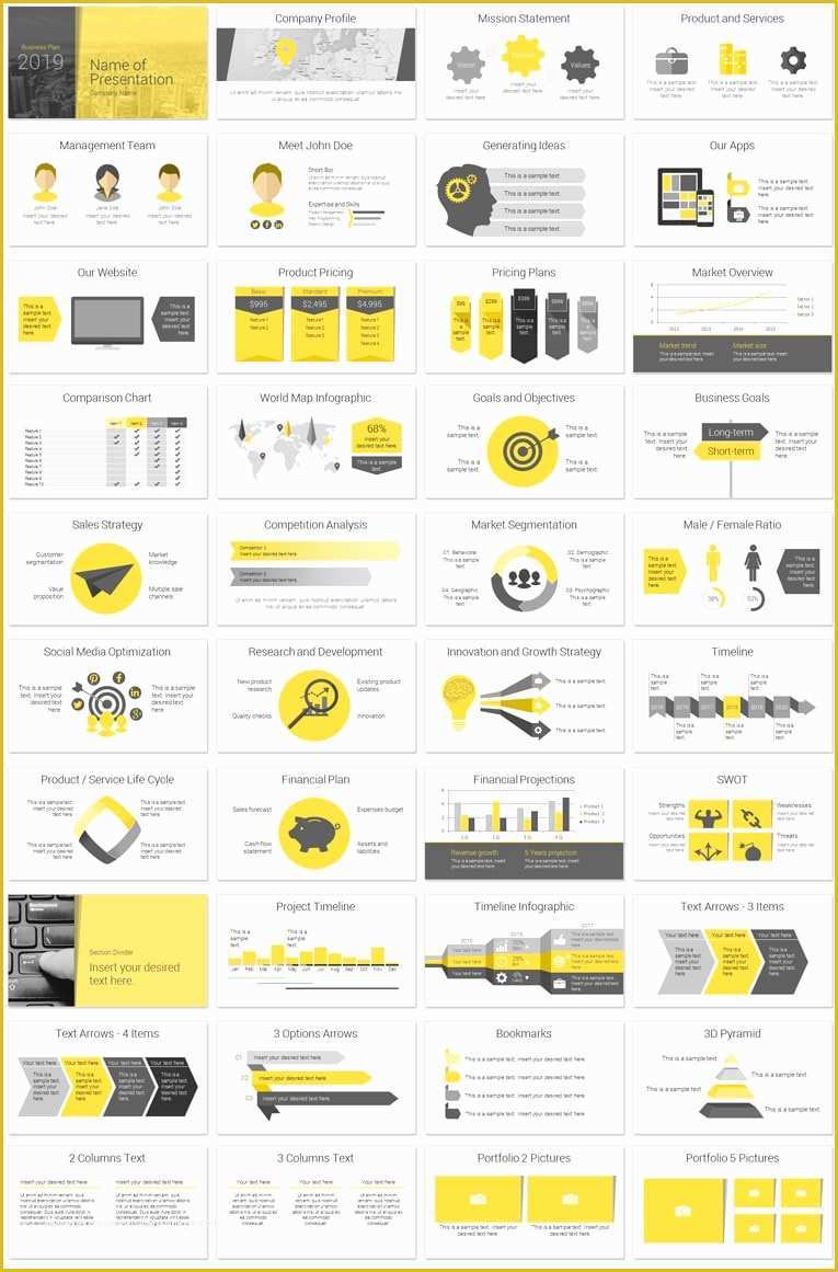 Modern Business Plan Powerpoint Template Free Of Modern Business Plan Powerpoint Template