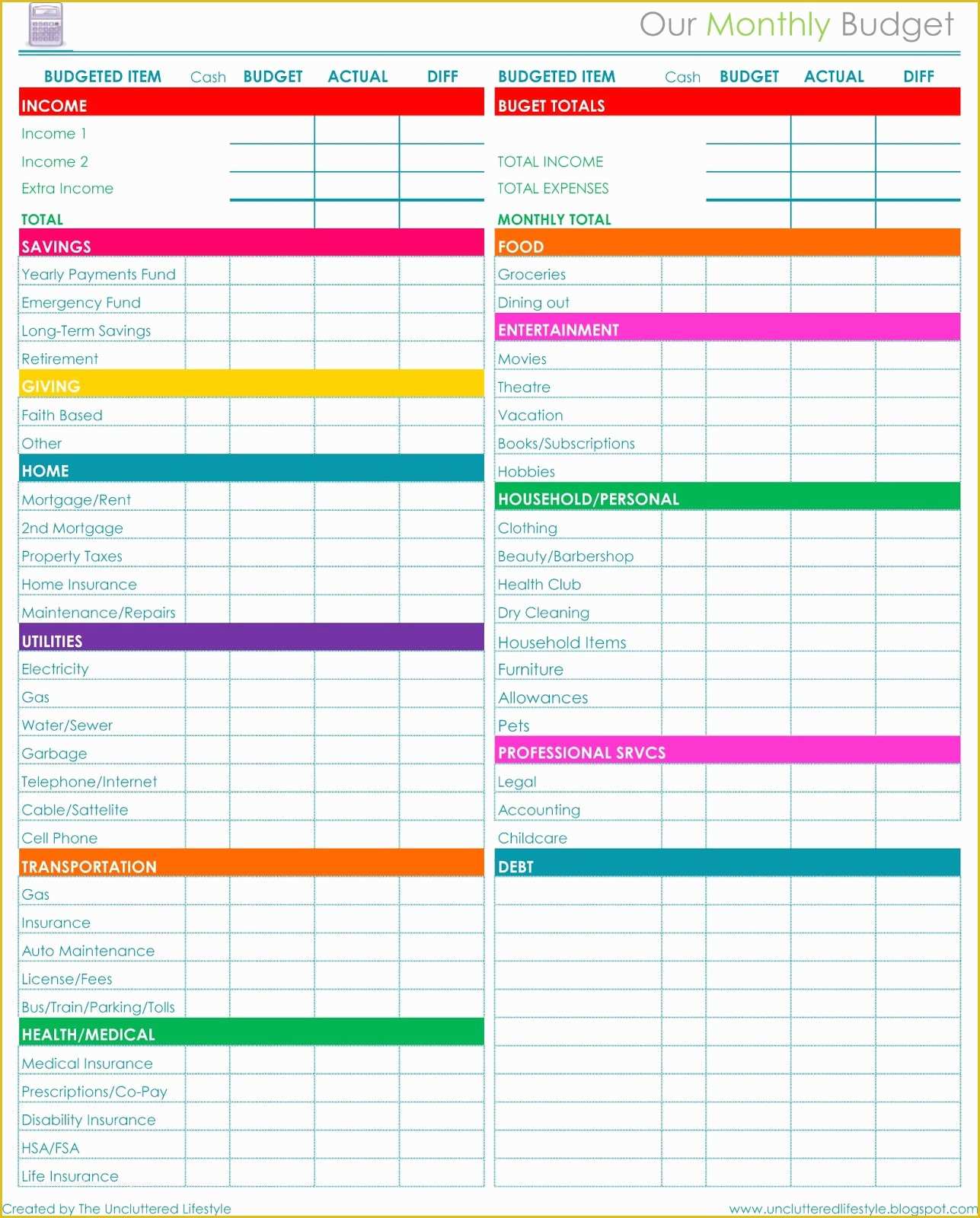 Monthly Bill Spreadsheet Template Free Of Excel Spreadsheet Template for Monthly Bills Example Of