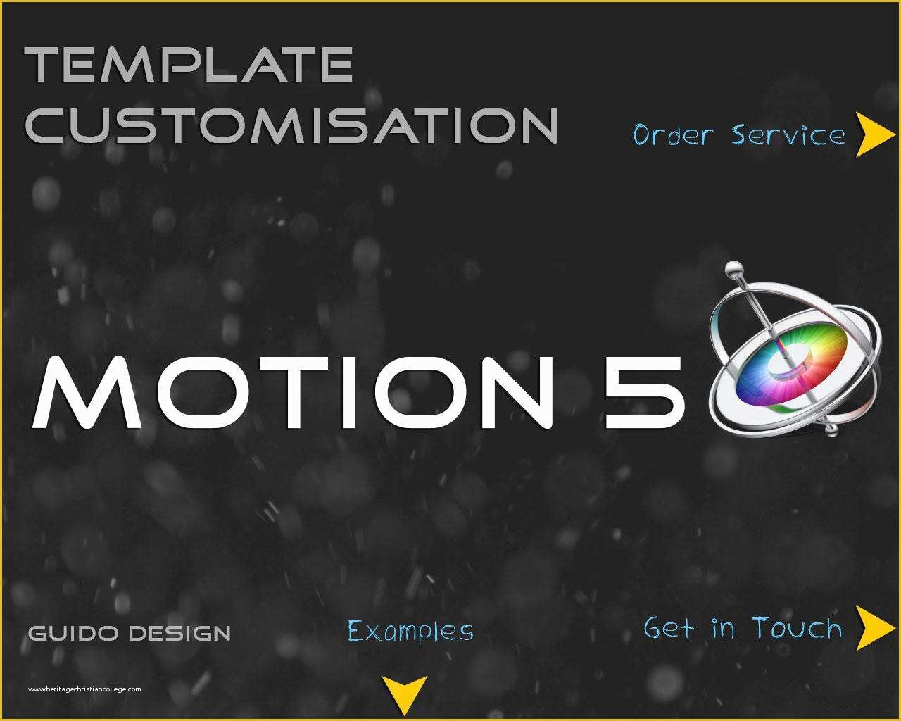 Motion 5 Templates Free Download for Mac Of Professional Apple Motion 5 Customization Template by