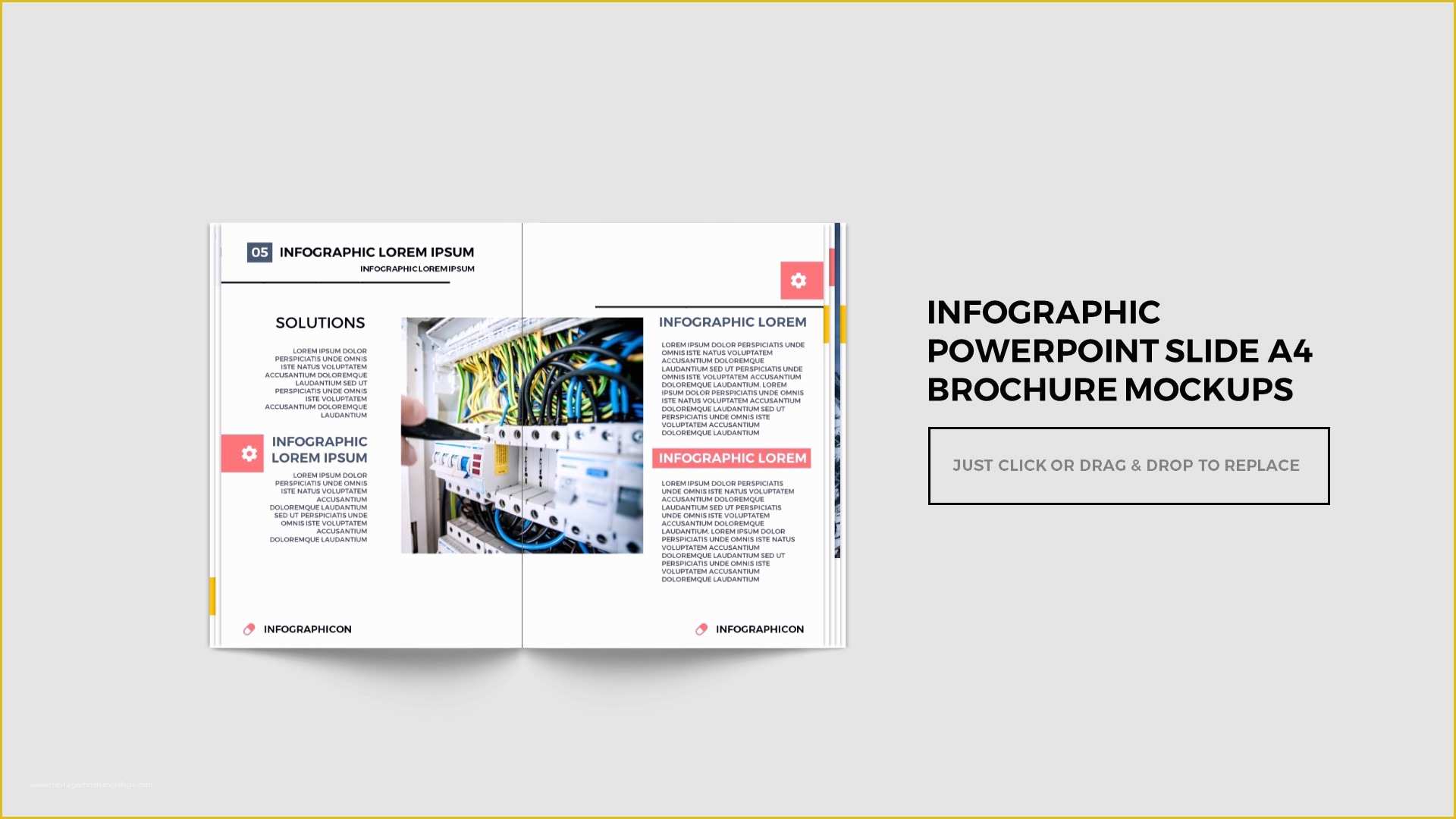 Multi Page Brochure Template Free Of Infographic Multi Page Brochure Mockup Premium