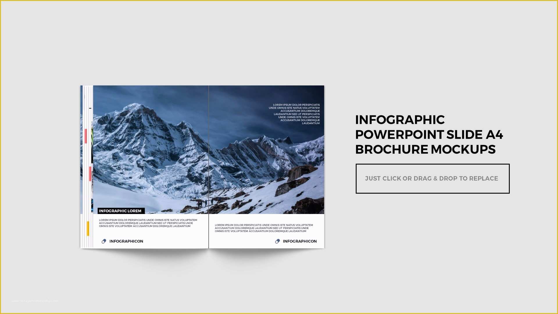 Multi Page Brochure Template Free Of Infographic Multi Page Brochure Mockup Premium